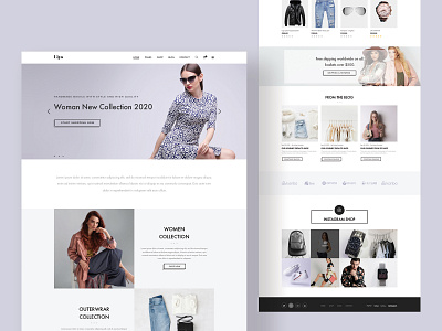 Liya - E-commerce Website Design 2020 trend business agency ecommerce ecommerce business ecommerce shop liya minimal minimal web design shop trendy design ui uidesign user experience ux webdesign website website design websites woocomerce