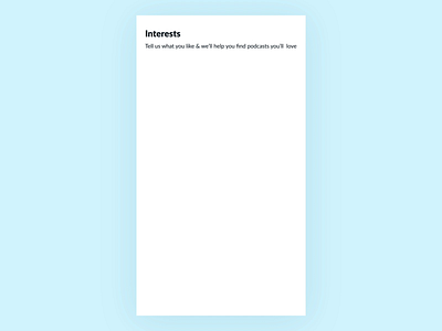 Podcast UI aftereffect download interaction interest podcast ui ux
