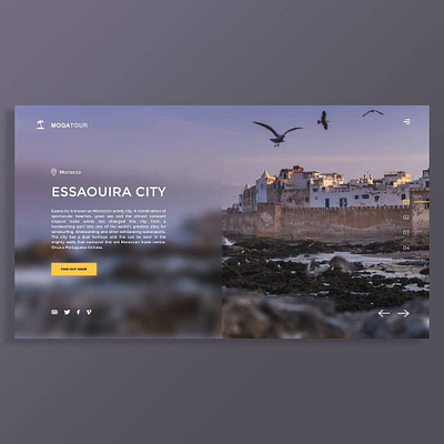 Travel - Landing Page adobexd agency agency branding agency landing page agency website app ui dribble essaouira figma landing design landing page design morocco sketch travel traveling ui uidesign uiux