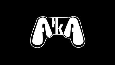 AHKA GAMING design flat illustration logo