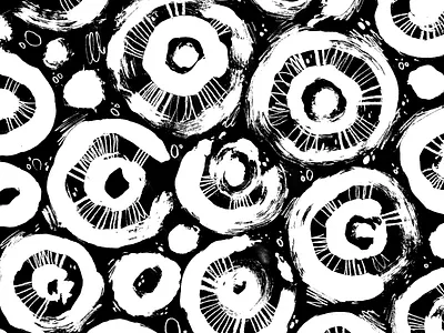 Santa Burguesa | Texture Exploration abstract art artsy design handmade mushroom pattern shapes texture textures
