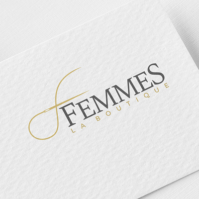 Femmes Boutique beauty boutique boutique logo branding clothing design logo logo design