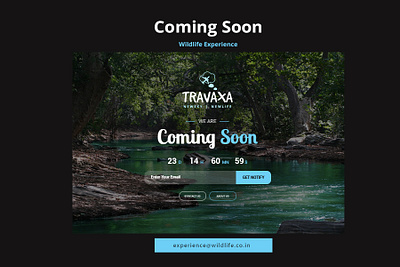 Oopss! We are Coming Soon - Coming Soon Page app art building coming soon construction dark mode dribble landing page notify page template travel ui ux ui design wildlife