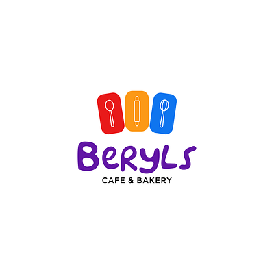 Beryls Cafe & Bakery Logo Design bakery bakery logo branding breakfast creative design dessert illustration logo logo design logodesign