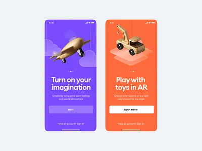 Wooden Toys Illustrations + App 3d automobile car eco figures illustrations jpeg mockups models natural people photoshop png psd toys transport view volumetric wood wooden