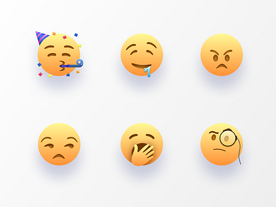 iOS emoji redesign app chat app chatbot conversational design emoji emoji set emojis emote emotion emotions icon illustration mood symbols ui ux webdesign