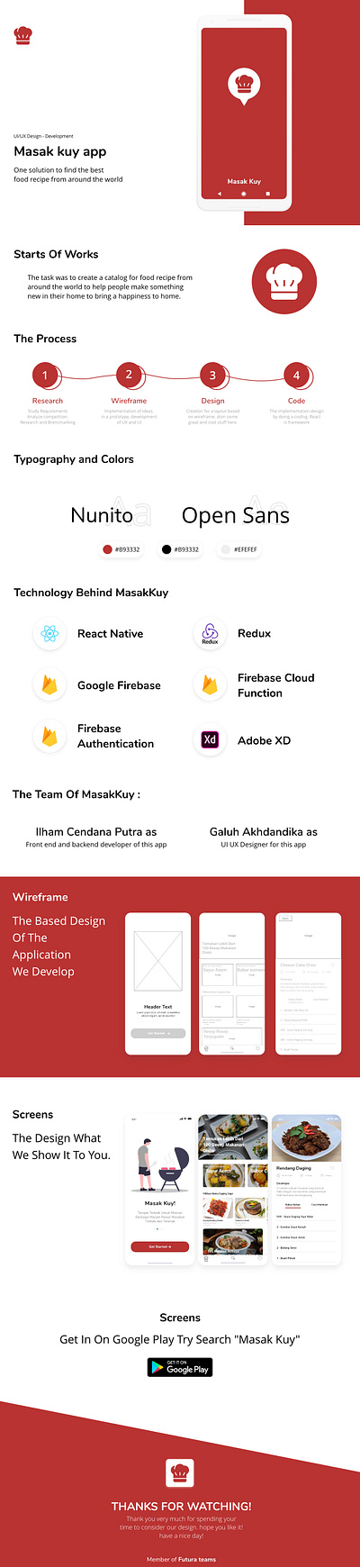 Masak Kuy App Potfolio app design ui ui ux ui design uidesign uiux ux ux design uxdesign