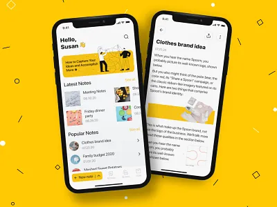 Note Taking 📝App Challenge 💪 app clean note ui