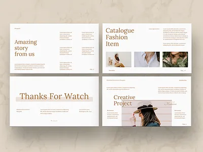 Madeleine - CANVA PPT Template