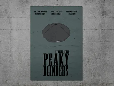 Peaky Blinders - Poster illustration peaky blinders poster poster design typography vector
