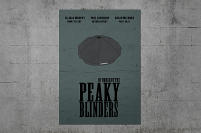 Peaky Blinders - Poster illustration peaky blinders poster poster design typography vector