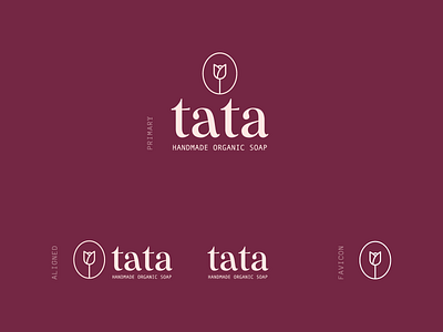 Tata - Brand Design system brand brand design brand identity logo logo system logotype pink soap