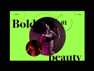 Hero image explorations: Beauty after effects animation after effects motion graphics branding clean clean creative design hero image exploration landing page modern motion uiuxdesign webdesigner website design