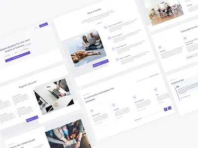 Indiemaker Template Design clean ui marketplace templatedesign webdesign website