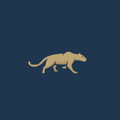 Branding - Lifetime animal blue branding design feline flat illustration jaguar logo minimalist modern panther vector