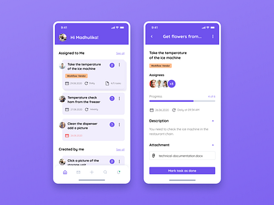 Mobile app for creating tasks app design assistant design figma homepage manager mentalstack task ui ux