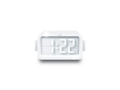 radio clock icon clock design icon illustration radi radio clock vector