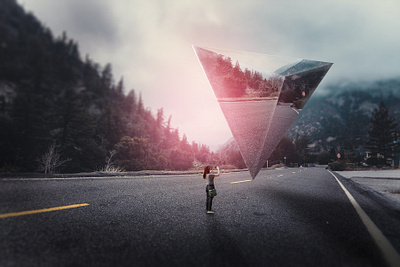 Geometric manipulation 3d shape manipulation compositing illustration manipulations photoshop