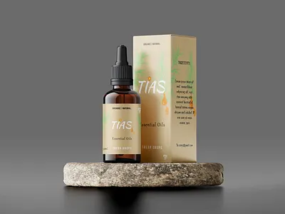 Box Dropper 50ml box design brand branding cardboard cardboard box design dropper design drops essential oils fresh fresh drops labeldesign labels natural oils organic packaging design