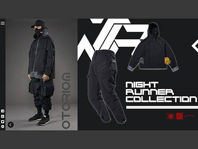 CYBER HYPER VOL.2 cyberpunk dark ui fashion brand fashion design illustrator logo scifi streetwear techwear uidesign