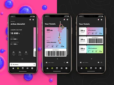 Account screen - Leopolis Jazz App 3d app app design cinema 4d festival app figma interaction design jazz jazz festival mobile app design redshift3d ui ui ux ui design