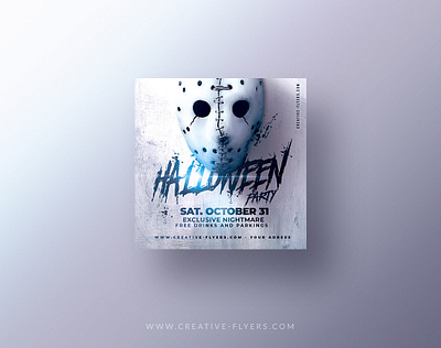 Halloween Flyer Template 31 october creative design flyer templates graphic design halloween instragram invites light mask masquerade party flyer photoshop poster