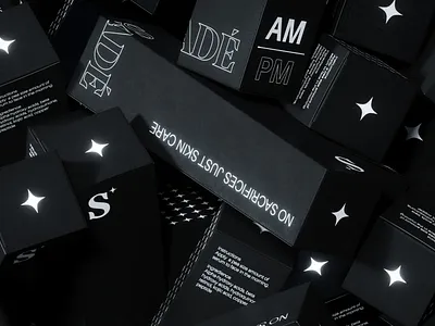 SADE SKINCARE adobe photoshop branding design graphic design identity minimal modern photography product design typography