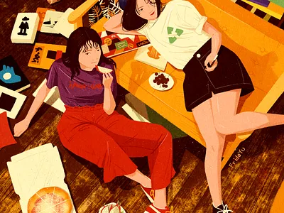 weekend illustration