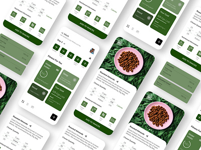 Fitness App Concept calories clean fitness fitness app food gym mobile mobile ui uidesign