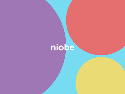 Niobe design minimal typography ui