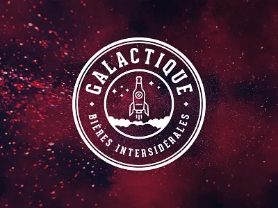 Logo Brasserie Galactique brand design brand identity branding brewery brewery branding craft beer craft brewery craftbeer design logo
