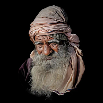 Old Man design digital paintig illustration