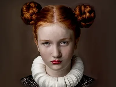 Fear Lady design digital paintig illustration