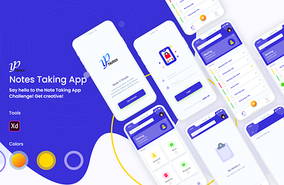 Notes Taking App app app design app designer app inspiration behance behance project branding clean design icon notes notes app portfolio typography ui uplabs user interface design ux