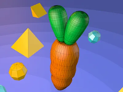 Product Design Children's Toy, Soft Squishi 3d 3d art carrot cinema cinema 4d cinema4d product render squishi