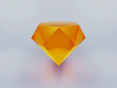 Diamond 3d 3d animation animation blender c4d diamond icon logo motion orange render sketch test