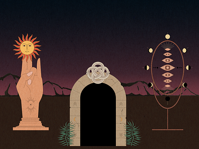 look me in the eyes - elements elements eyes illustration moon musicvideo occult snake sun thedarcys