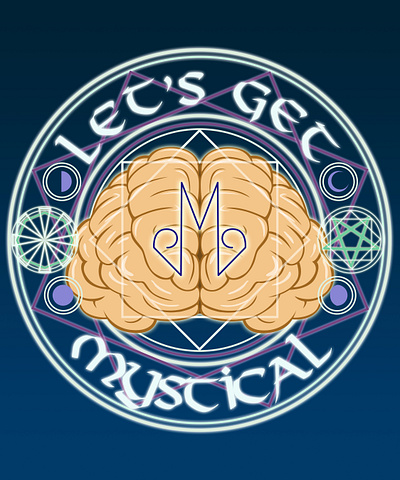 Let's Get Mystical adobe photoshop art brain design drawing graphic design illustration logo mystic mystical rune