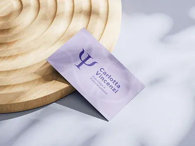 Minimal Business Cards. brand branding businesscard colorful design elegant graphic graphic design illustration logo minimal modern purple stationary