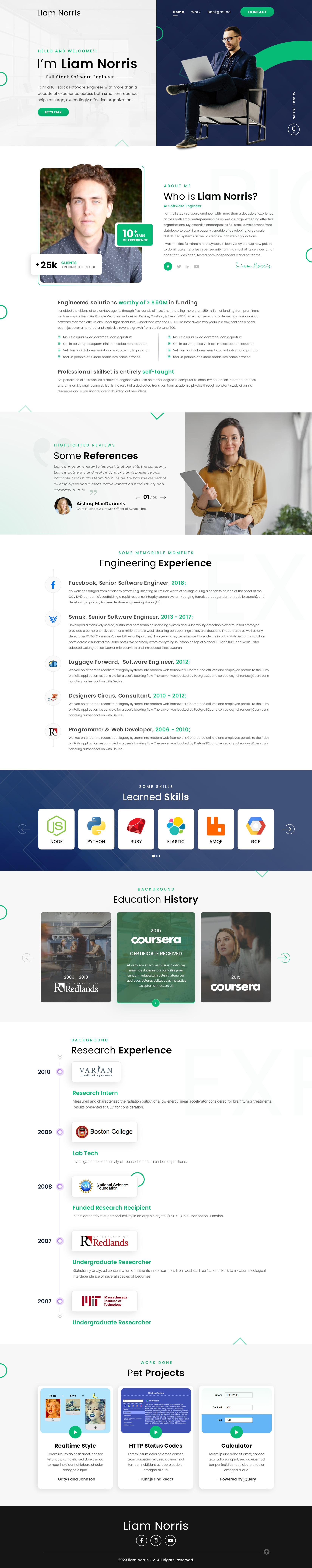 Example of Landing Page Design