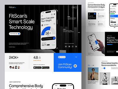 FitScan Web Design figma graphic design web website design