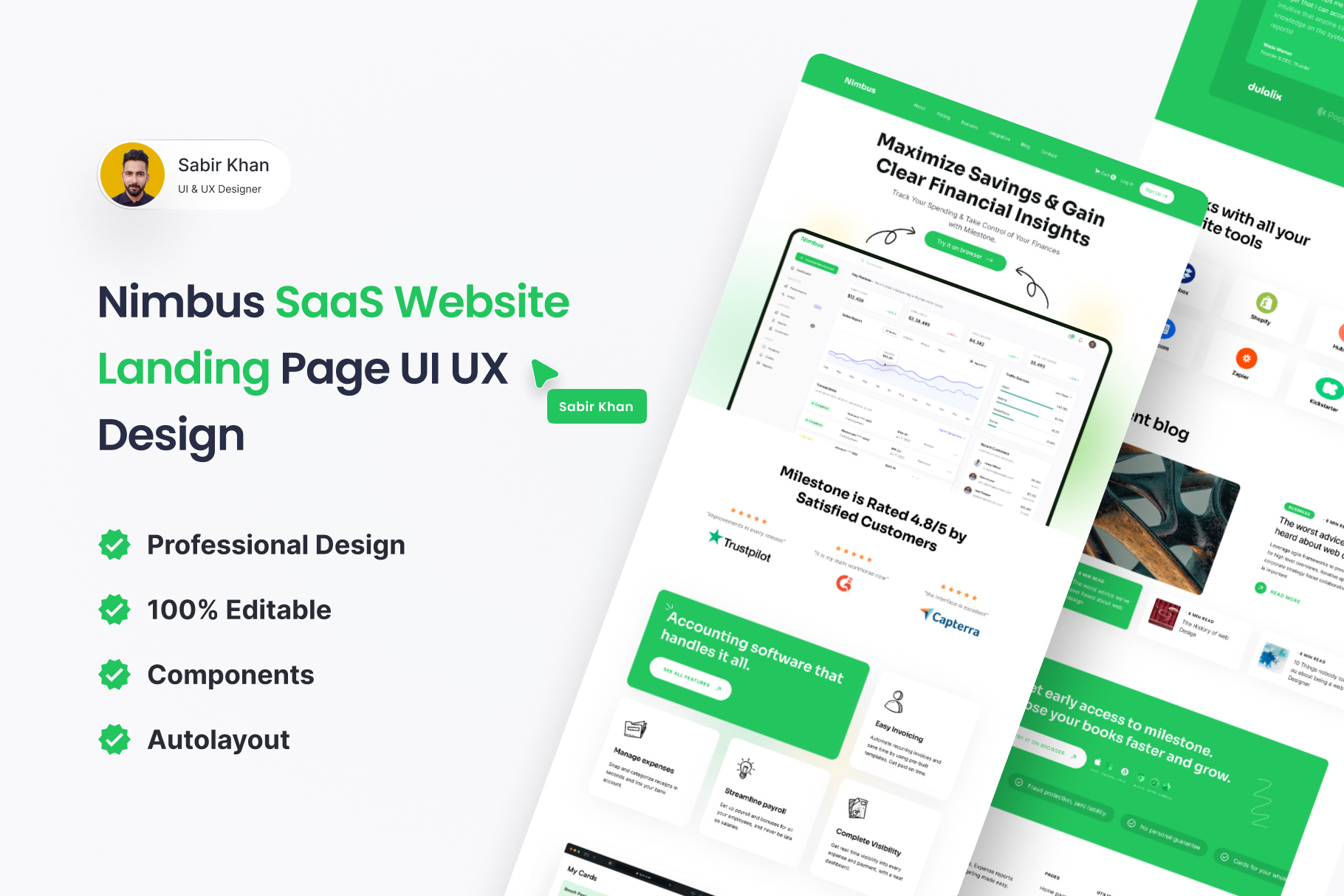 Example of Minimalist Website & Landing Page Design