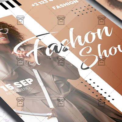 Fashion Week - Flyer PSD Template sale flyer