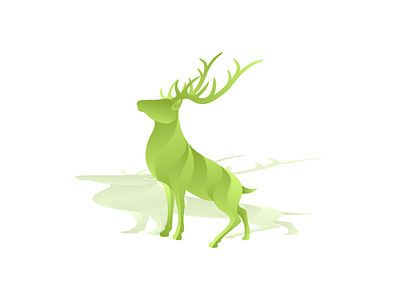 deer and leaf logo