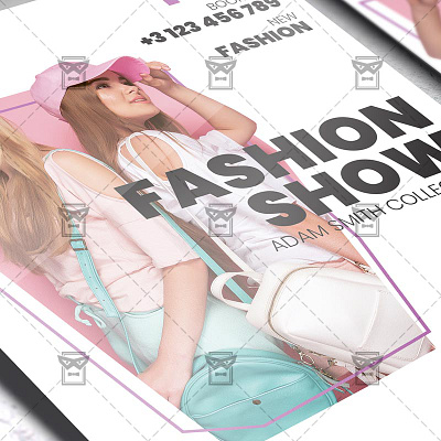 Fashion Show - Flyer PSD Template sale flyer