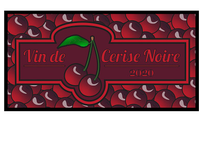 2020 Cherry Wine Label adobeillustrator aiga aigaupstateny albany alcohol alcohol labeldesign branding cherries clean creative graphicdesign illustration illustrator label design logo packagedesign red vector art wine label winery