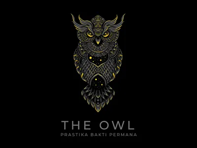 The Owl Detailed illustration with engraving pattern style adult animal art black book cartoon cute decorative design doodle graphic illustration isolated page sketch tattoo totem tribal vector wildlife