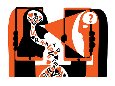 Speaking art character concept design editorial illustration flat geometric illustration illustrator people vector