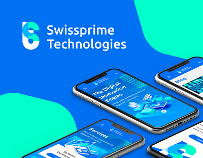 Swissprime Adaptive Website adaptation adaptive ai blue design digital innovation it mobile mobile ui startup swiss switzerland ui uxui web website
