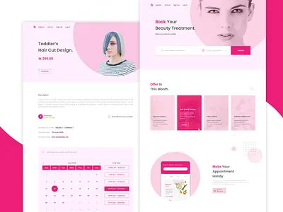 Bella - Parlour Booking Web App appointment booking beauty app beauty parlour bella booking event booking makup event parlour parlour booking